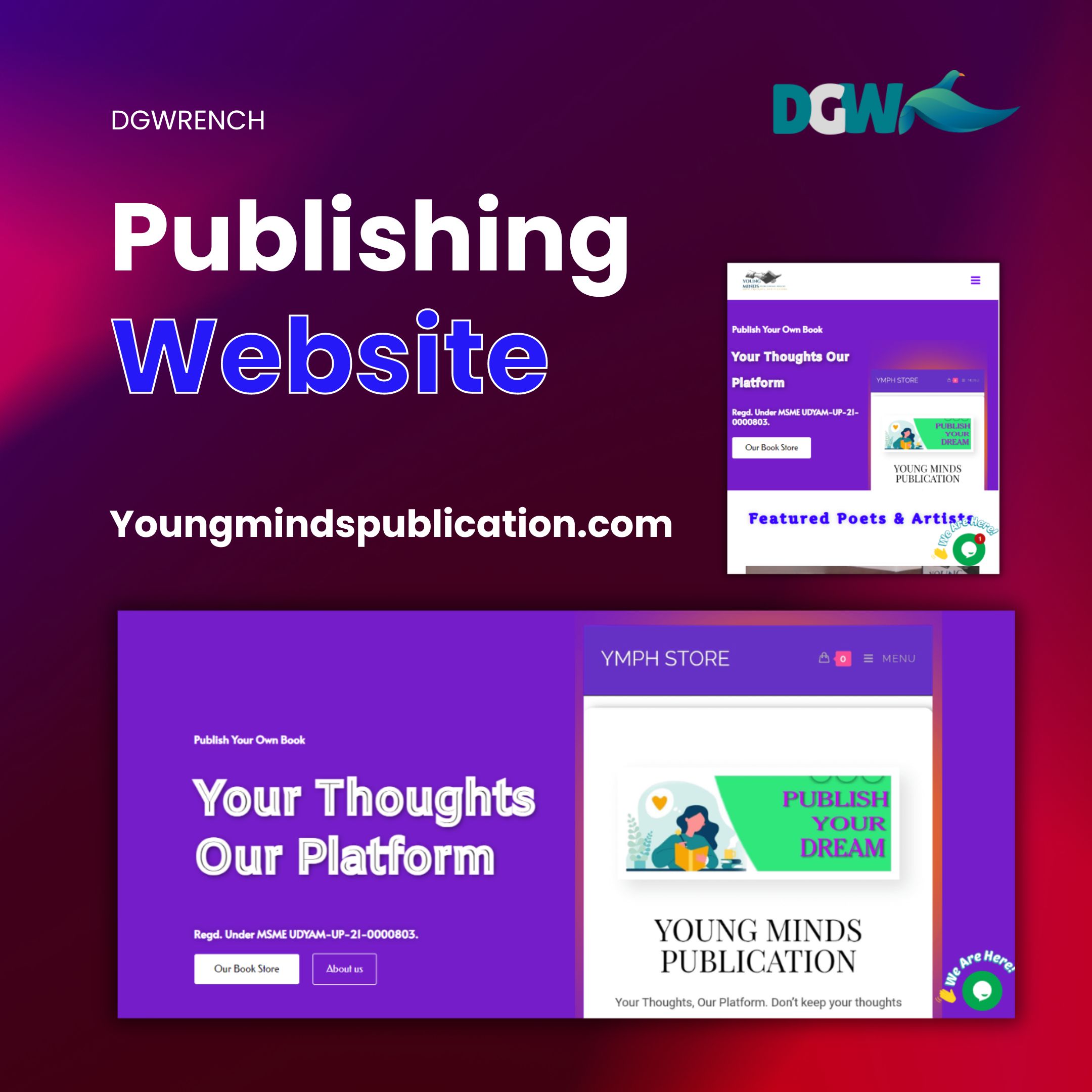 publishing website - dgwrench