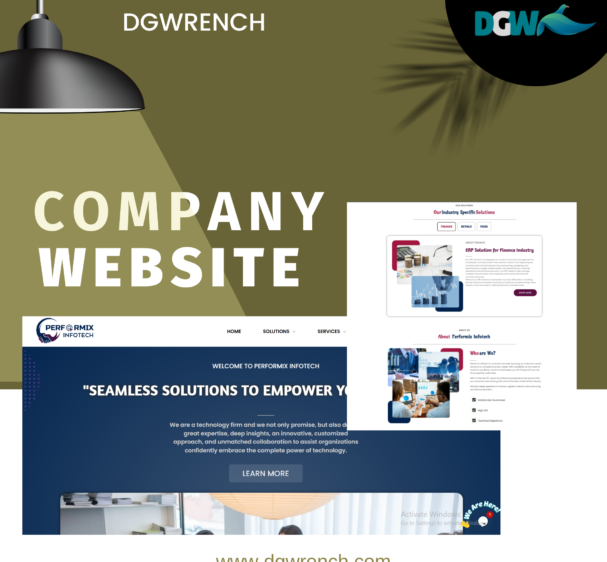 Dgwrench - Performix infotech website